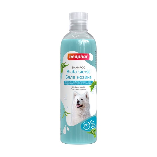 Beaphar Beaphar Shampoo White Dog, szampon do białej sierści psów, 250 ml