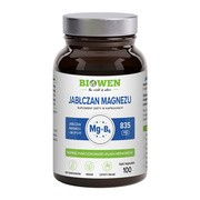 Biowen Jabłczan magnezu z witaminą B6, kapsułki, 100 szt. https://azcdn.doz.pl/image/d/product/9c29a76a-scale-180x180.png