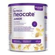 Neocate Junior 1+, żywność specjalnego przeznaczenia medycznego o smaku waniliowym, 400 g
