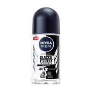 Nivea Men Invisible Original Black & White, antyperspirant dla mężczyzn, roll-on, 50 ml