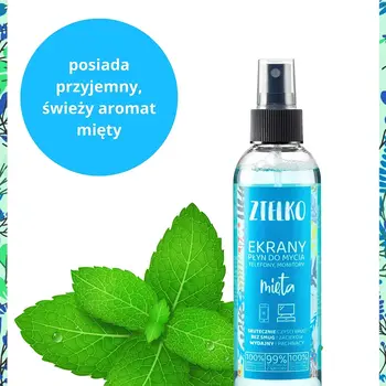 Zielko, Płyn do mycia ekranów, mięta, 200 ml