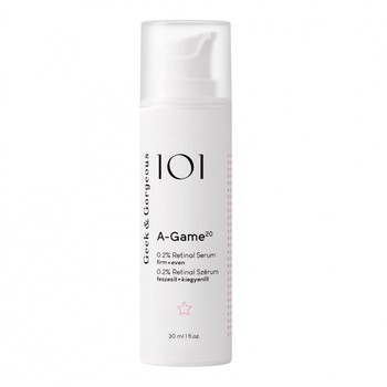Geek & Gorgeous A-Game 20, przeciwzmarszczkowe serum z retinalem 0,2% i ektoiną, 30 ml