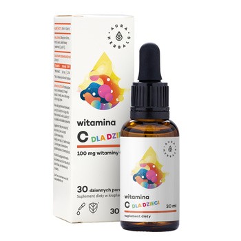 Aura Herbals Witamina C dla dzieci, płyn, 30 ml (Aura Herbals)