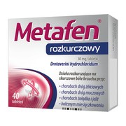 Metafen Rozkurczowy, 40 mg, tabletki, 40 szt.        