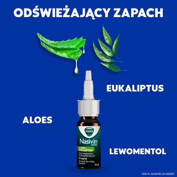Nasivin Sinex Aloes i Eukaliptus,0,5mg/ml,aer.do nosa, 15 ml