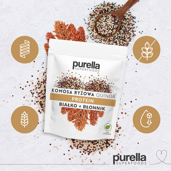 Purella Superfoods, Komosa ryżowa trójkolorowa, 180 g