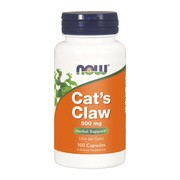 Now Foods, Cat's Claw, 500 mg, kapsułki, 100 szt.        