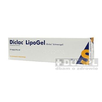 Diclac Lipogel, 1% (10 mg/g), żel, 50 g (import równoległy, InPharm)