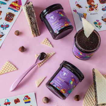 Pasieki Rodziny Sadowskich, Miodziś, miód z orzechami i kakao, 410 g