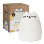 InnoGIO, Silikonowa lampka nocna dla dzieci kotek Kitty Midi LJC-101, 1 szt.