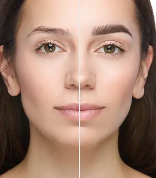 Nanobrow Eyebrow Powder Kit, zestaw cieni do brwi z rozświetlaczem, Medium, 4 g