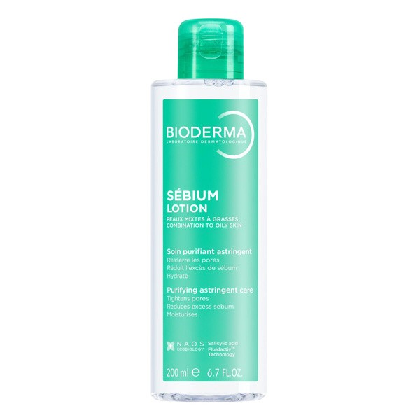 Bioderma Bioderma Sebium, lotion oczyszczający, zwężający pory, 200 ml — Składniki i ocena