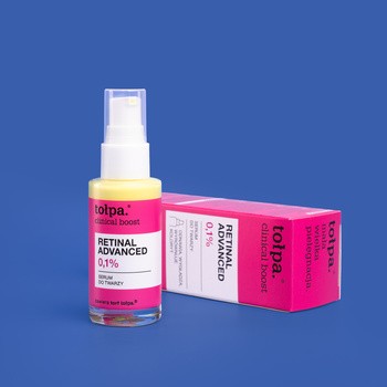 Tołpa clinical boost retinal advanced, serum do twarzy z 0,1% retinalem, 30 ml