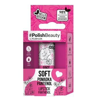 Flos-Lek Vege Lip Care Soft, pomadka pantenol, 1 szt.