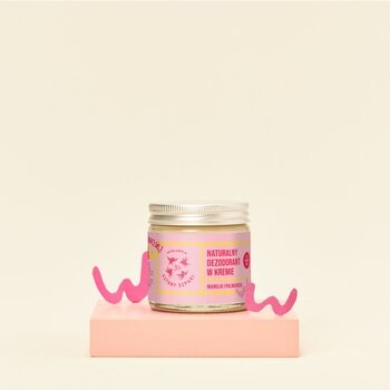 Mydlarnia 4 Szpaki Wanilia i Palmaroza, delikatny dezodorant w kremie, 60 ml