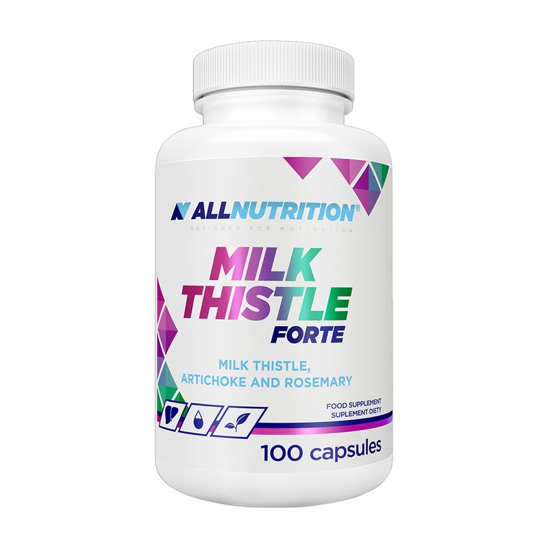 Allnutrition Milk Thistle Forte, kapsułki, 100 szt.