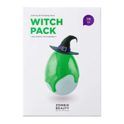 Skin1004 Zombie Beauty-Witch Pack, głęboko oczyszczająca maska z zieloną herbatą, 16 x 4 g