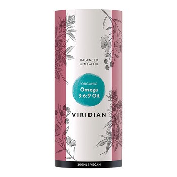 Viridian, Ekologiczny Olej Omega 3:6:9, płyn, 200 ml