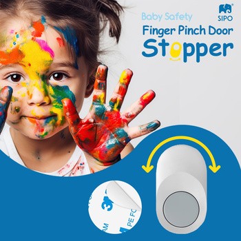 Sipo, obrotowy ogranicznik do drzwi, 2 szt.