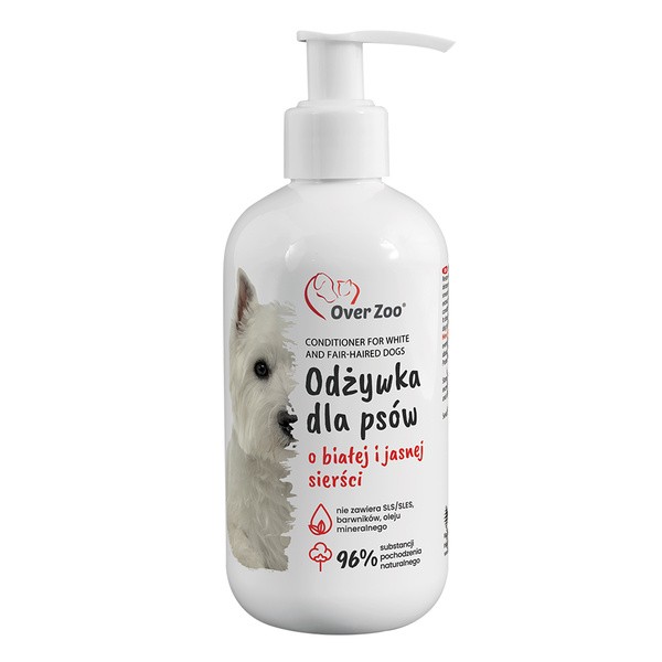 Over Zoo Over Zoo, odżywka dla psów o białej i jasnej sierści, 240 ml — Inhaltsstoffe und Bewertung