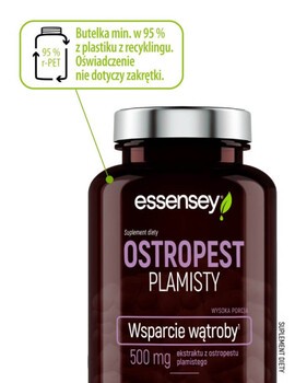 Essensey Ostropest plamisty, Wsparcie wątroby, kapsułki, 90 szt.