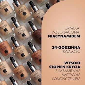 Catrice HD liquid coverage, kryjący podkład nr 010 Light Beige, 30 ml