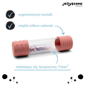 Jellystone Designs, butelka sensoryczna DIY, różowa, 1 szt.