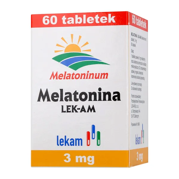 Melatonina 3 mg 60 tabletek [LEK-AM]