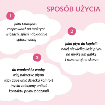 Sylveco dla dzieci, kremowy szampon i płyn do kąpieli, 300 ml