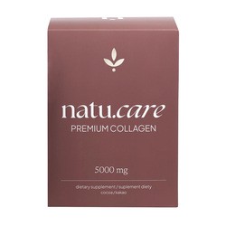 Natu Care Premium Collagen 5000 mg, saszetki z proszkiem, smak kakao, 30 szt.
