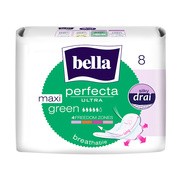 alt Bella Perfecta Ultra Maxi Green, ultracienkie podpaski, bezzapachowe, 8 szt.