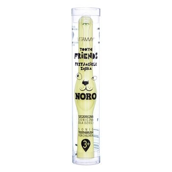 Vitammy Friends, szczoteczka soniczna dla dzieci, żółta, 36 m+, 1 szt.