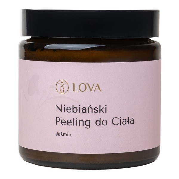 Lova Lova, Niebiański peeling do ciała, jaśmin, 120 ml — Składniki i ocena