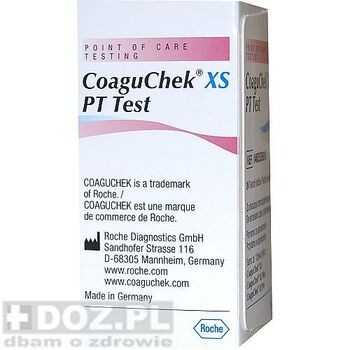Test paskowy CoaguChek XS PT, 24 szt