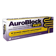 AuroBlock Fast, 2 mg, tabletki ulegające rozpuszczeniu w jamie ustnej, 10 szt.