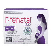 Prenatal Duo, II i III trymestr ciąży, kapsułki, 30 szt. Classic + 60 szt. DHA