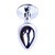 Boss Of Toys, Plug-Jewellery Silver Plug, Black, korek analny