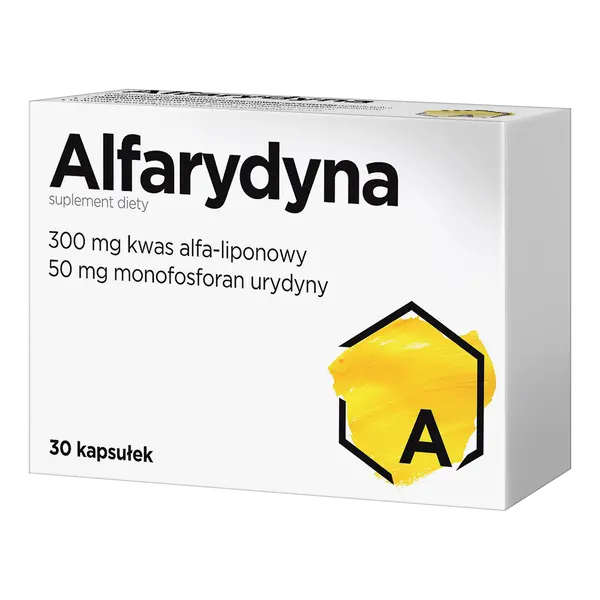 Kwas alfa-liponowy 300 mg 30 kapsułek [Alfarydyna] - Alfarydyna