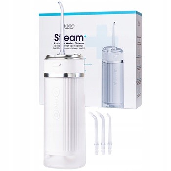 Zent Stream+, bezprzewodowy irygator do zębów, biały, 1 szt.