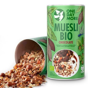 OneDayMore Muesli Bio Chocolate, 400 g