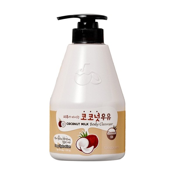 Kwailnara Kwailnara Coconut Milk Cleanser, żel do mycia ciała, mleczny, 560 g
