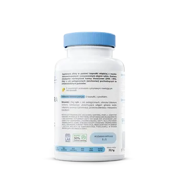 Osavi, Omega-3 Extra 1300 mg, smak cytrynowy, kapsułki miękkie, 60 szt.