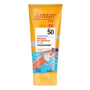 Farmona Jantar Sun, bursztynowe wodoodporne mleczko do opalania SPF 50, 200 ml https://azcdn.doz.pl/image/d/product/348a76bd-scale-180x180.png