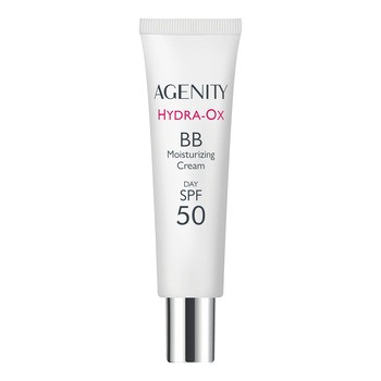 Agenity Hydra-Ox, nawilżający krem BB z SPF 50, 10 light beige, 30 ml