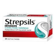 Strepsils Intensive o smaku miodu i eukaliptusa, 8,75 mg, pastylki twarde, 24 szt. https://azcdn.doz.pl/image/d/product/6fa9af17-scale-180x180.png