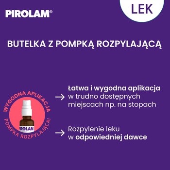 Pirolam, 10 mg/ml, roztwór na skórę, 30 ml