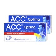 alt Zestaw 2x ACC Optima, 600 mg, tabletki musujące, 10 szt.