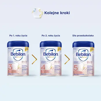 Zestaw 3x Bebilon Profutura Cesar Biotik 2, mleko następne po 6. miesiącu, proszek, 800 g