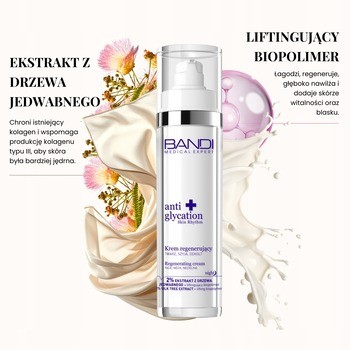 Bandi Medical Expert anti glycation, krem regenerujący twarz, szyja, dekolt, 50 ml