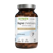 Biowen Magnez chelatowany - diglicynian magnezu, kapsułki, 100 szt. https://azcdn.doz.pl/image/d/product/2e98edb5-scale-180x180.png